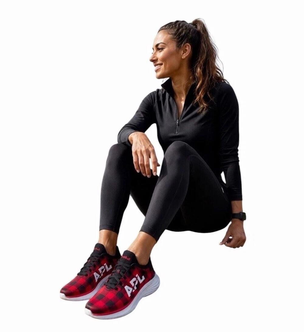 APL Podium Oracle Red Bull Racing Sneakers Red Plaid Flannel Women’s 8 NIB
